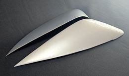 Накладки на фары широкие (реснички) для Mitsubishi Lancer 9 (2003-2010)